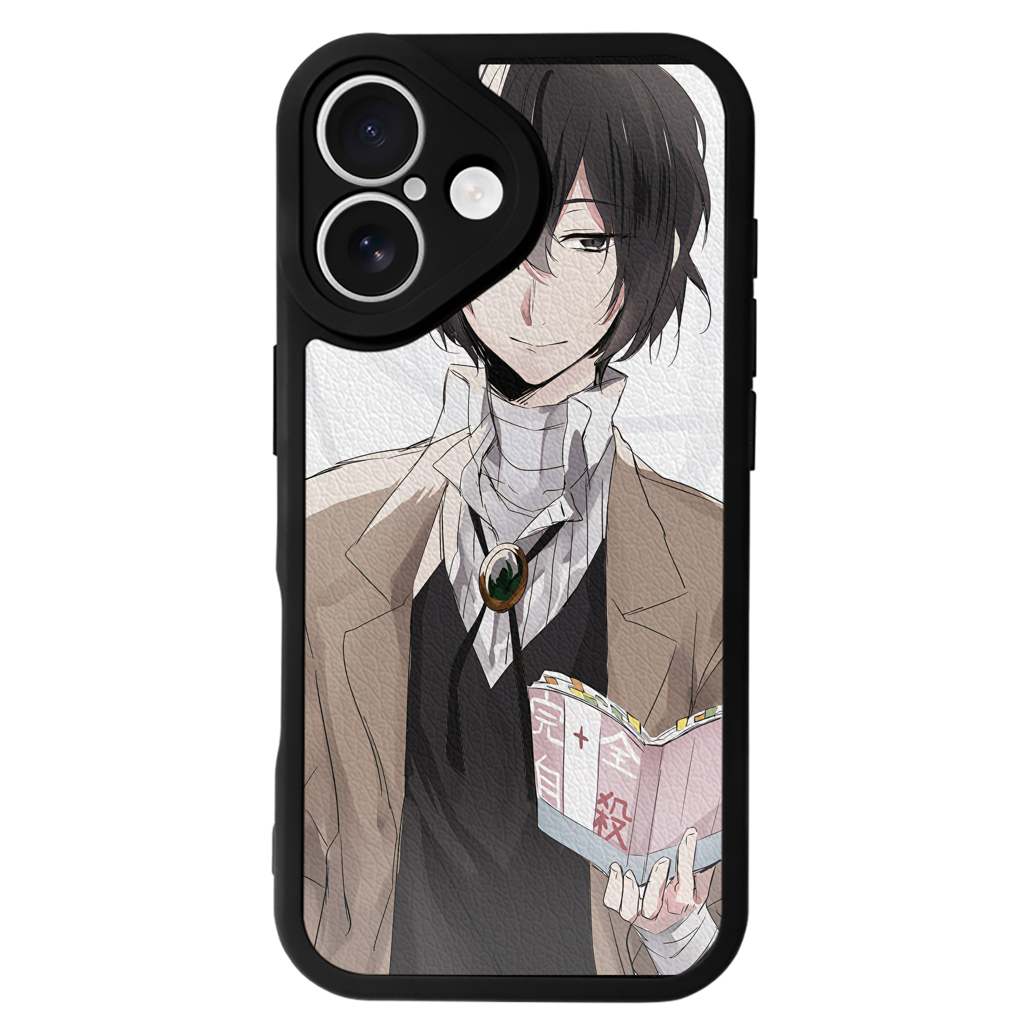 （画像用） 文豪ストレイドッグス Bungo Stray Dogs 【iPhone 16シリーズ対応】シリコンスマホケース（レザー調） 材質：シリコン